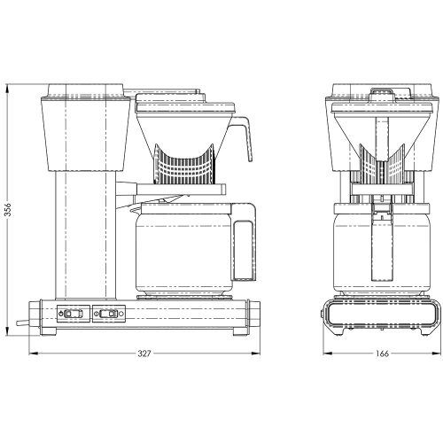 Technivorm Moccamaster Kbgv Select 10 Cup Coffee Maker With Drip Stop And Glass Carafe Polished Silver