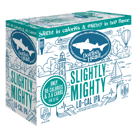 Dogfish Head Slightly Mighty 12 Pack Of 12 Oz Cans Dogfish Head Slightly Mighty 12 Pack Of 12 Oz Cans