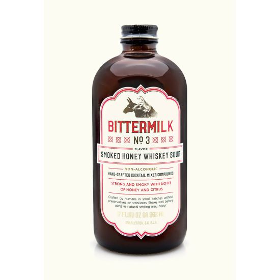 Bittermilk 3 Smoked Honey Whiskey Sour Cocktail Mixer 17 Oz Bittermilk 3 Smoked Honey Whiskey Sour Cocktail Mixer 17 Oz