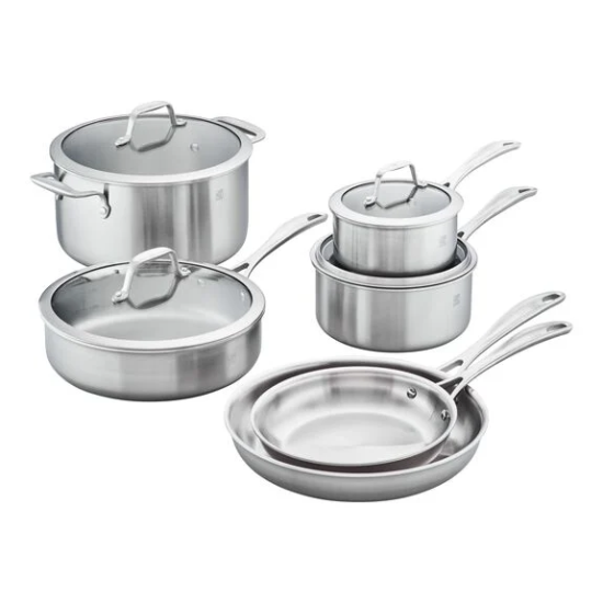 Zwilling Spirit 3-PLY Cookware Set - 10pc