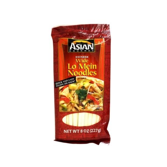 Asian Gourmet Chinese Wide Lo Mein Noodles