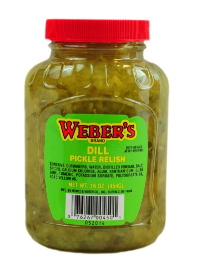 weber s dill pickle relish 16 oz