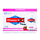 Happy Mom Raspberry Seltzer / 12-pack of 12 oz. cans