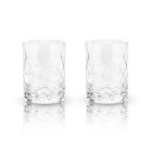 Viski Gem Crystal Tumblers Glasses / Set of 2
