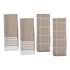 Zwilling Kitchen Towels Taupe 4pc