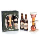 Brouwerij Bosteels Pauwel Kwak Gift Set / 4-pack bottles + glass