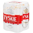 Tyskie Gronie European Lager / 4 pack of 500 ml. cans
