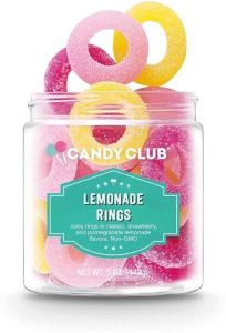 Candy Club Lemonade Ring Gummies 5oz