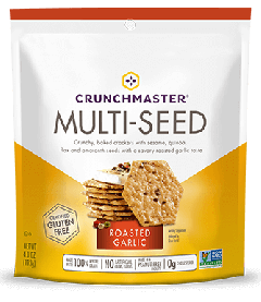 Crunchmaster Multi-seed Roasted Garlic Crackers