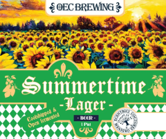 OEC Brewing Summertime Lager 4-pack 16oz cans