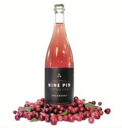 Nine Pin Cider Cranberry / 750 ml. bottle