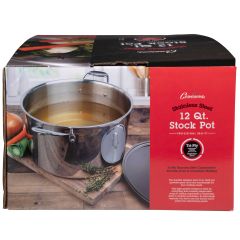 Camerons - Stainless Steel Stockpot / 12 Qt.