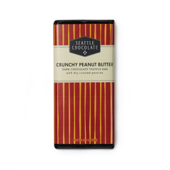 Seattle Chocolate - Crunchy Peanut Butter Dark Chocolate Truffle Bar / 2.5 oz.