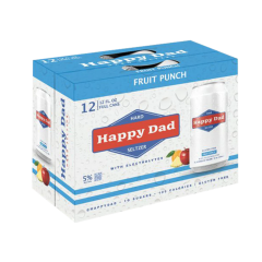 Happy Dad Seltzer Fruit Punch / 12-pack of 12 oz. cans