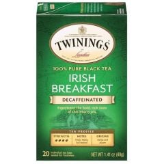 Twinings Decaf Irish Breakfast Tea / 20 tea bags