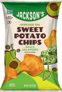 Jackson's Spicy Jalapeno Sweet Potato Chips / 5oz bag
