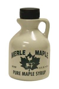 Merle Maple Medium Grade A Amber Maple Syrup Jug 16 oz
