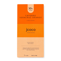 Jcoco Cayenne Veracruz Orange White Chocolate 30%