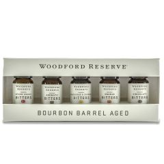 Woodford Reserve Bourbon Barrel Aged Cocktail Bitters Gift Pack / Set of 5 Bottles