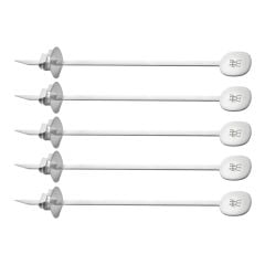 HENCKELS BBQ - Set 2 Pezzi Per Pizza In Acciaio Inox: Raschietto Dosatore E Taglierina A Dondolo, Regalo Per Cottura Outdoor