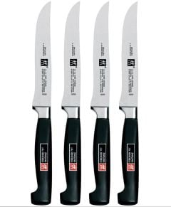 Zwilling JA Henckels 4 Star Steak Knife Set/4