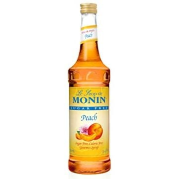 Monin Sugar Free Peach Syrup 25.4 oz