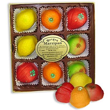Bergen Marzipan Fruit / 9 piece gift box