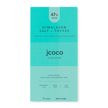 Jcoco Himalayan Salt & Toffee Milk Chocolate 47%
