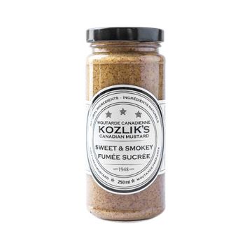 Kozlik's Sweet & Smokey Mustard - 8 oz Jar