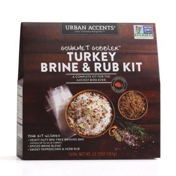 Urban Accents Turkey Brine & Rub Kit