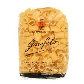 Garofalo Mezze Maniche Rigate Pasta / 16 oz.