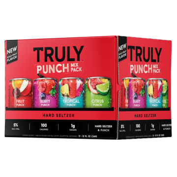 Truly Fruit Punch Mix-Pack / 12-pack of 12 oz. cans