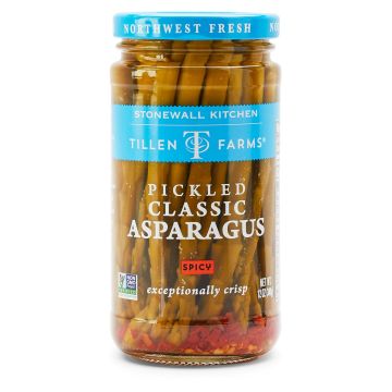 Tillen Farms Spicy Pickled Classic Asparagus / 12 oz.