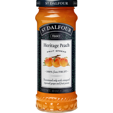 St. Dalfour Heritage Peach Fruit Spread 