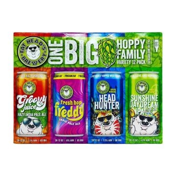 Fat Head's Brewery One Big Hoppy Family Variety / 12-pack of 12 oz. cans