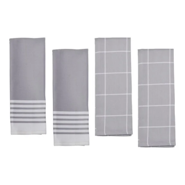 Zwilling Kitchen Towel Set Grey 4pc