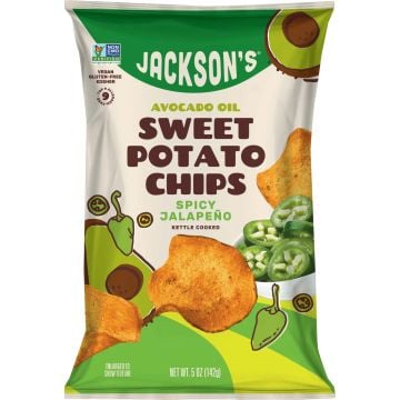 Jackson's Spicy Jalapeno Sweet Potato Chips / 5oz bag