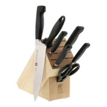 ZWILLING Four Star 8-pc Knife Block Set Natural