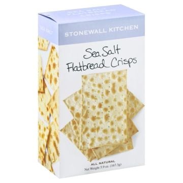Stonewall Kitchen - Sea Salt Flatbread Crisps / 5.9 oz box