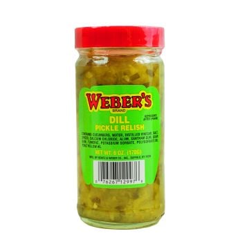 Webers Dill Pickle Relish 6 OZ