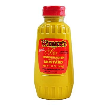 Weber's - Horseradish Mustard Squeeze Jar / 12 oz.