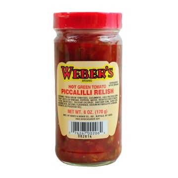 Webers Piccallili Relish Hot 6 OZ