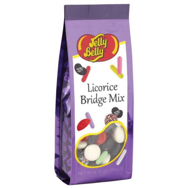 Jelly Belly Licorice Bridge Mix 16 Ounces Resealable Bag Genuine, 1 Pound 