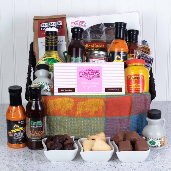The Buffalo Bounty Gift Basket Send Buffalo to Those Who Miss It