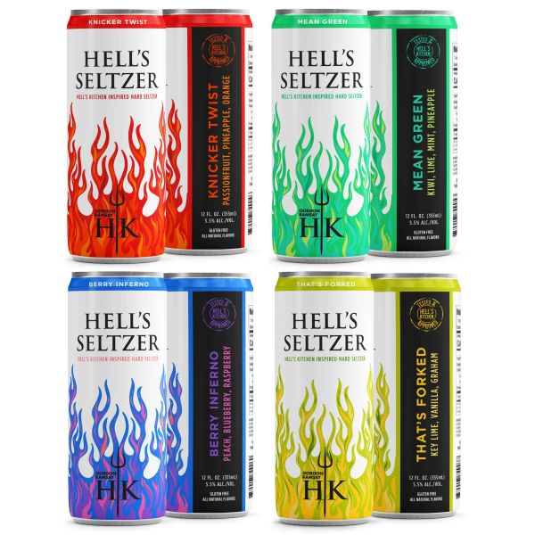 Hell's Seltzer - Hard Seltzer Variety Pack / 12-pack of 12 oz. cans