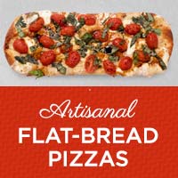 Artisanal Flat-Bread Pizzas at The Kitchen