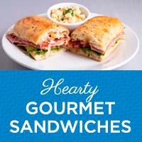 Hearty Gourmet Sandwiches at The Kitchen
